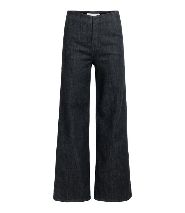 YAYA High waist denim pantalon - L32 - BLACK DENIM
