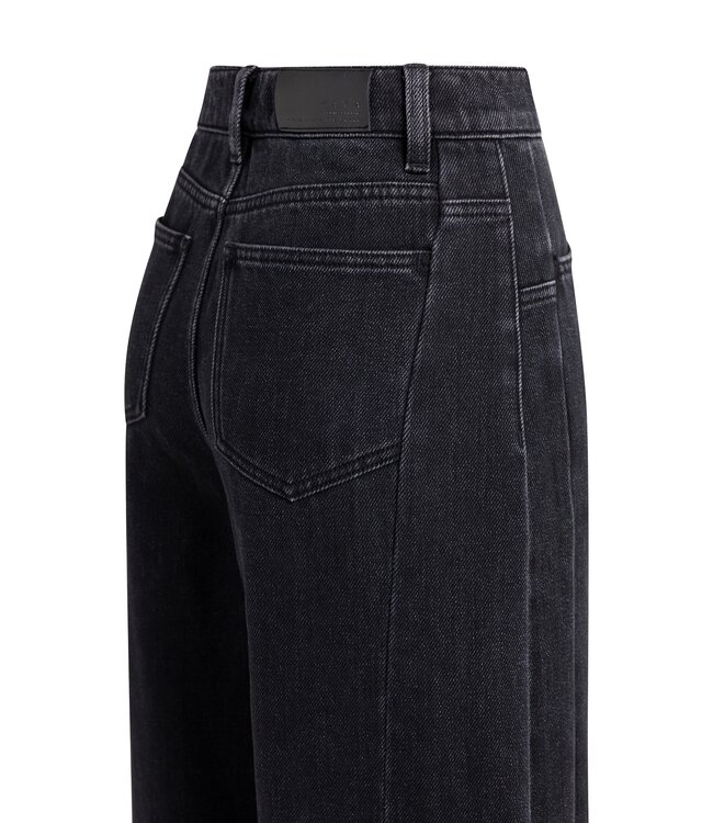YAYA High waist wide leg denim - L34 - BLACK DENIM