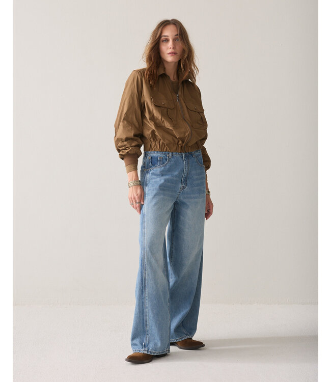 Summum Woman Barrel fit jeans Vintage cotton twill