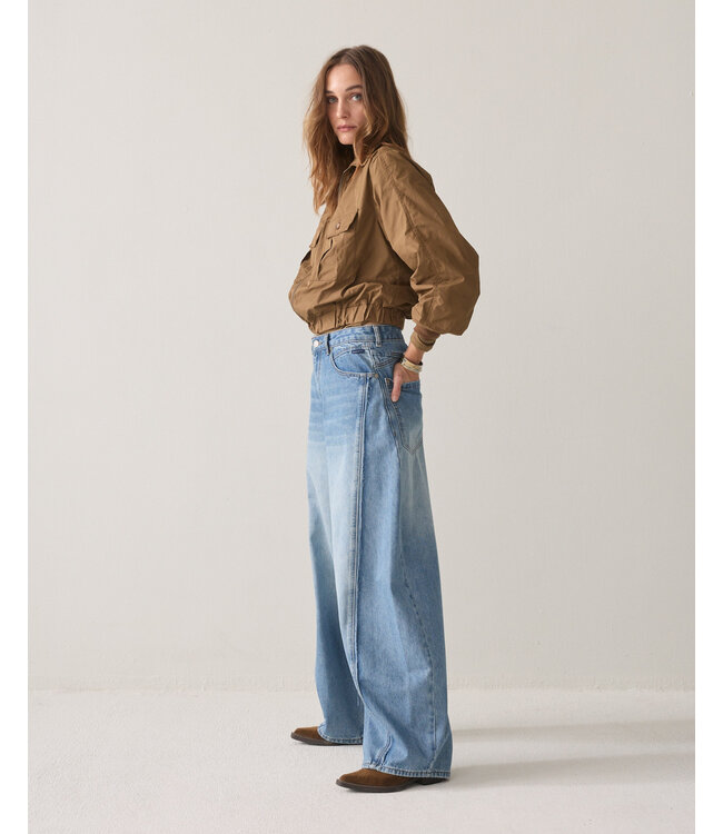 Summum Woman Barrel fit jeans Vintage cotton twill