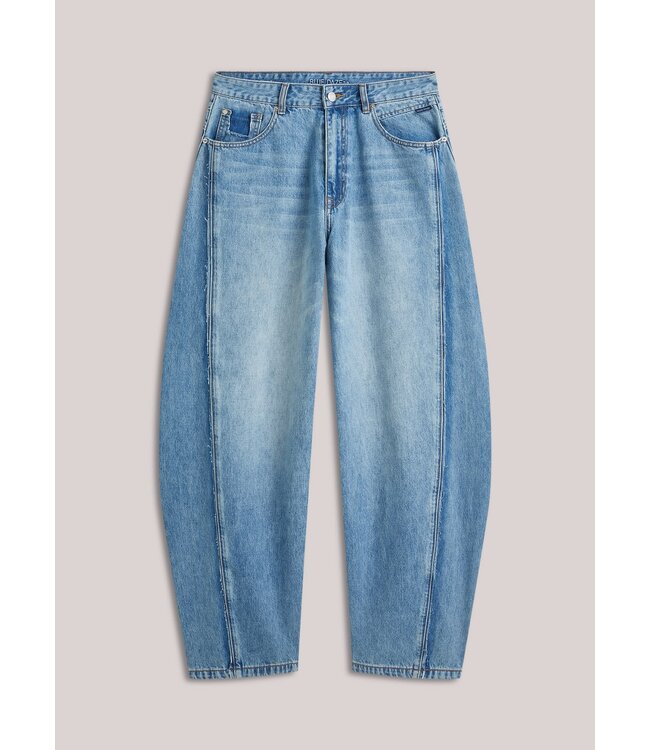 Summum Woman Barrel fit jeans Vintage cotton twill