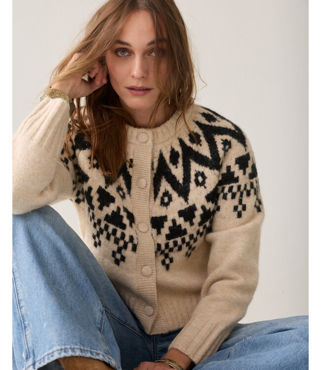 Summum Woman Cardigan Fair isle knit