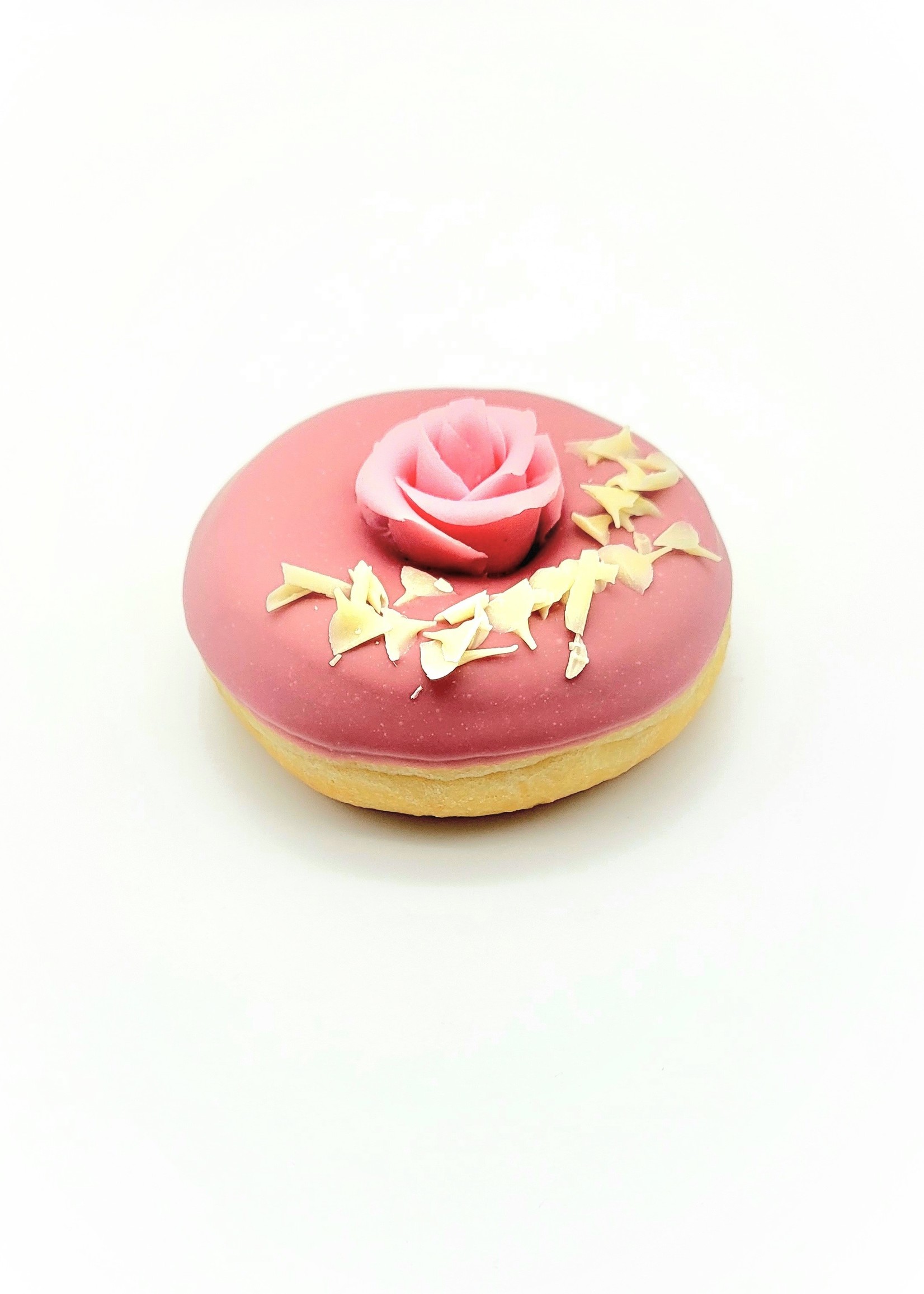 Ruby Romantic Marzipan Hochzeits-Donut gefüllt