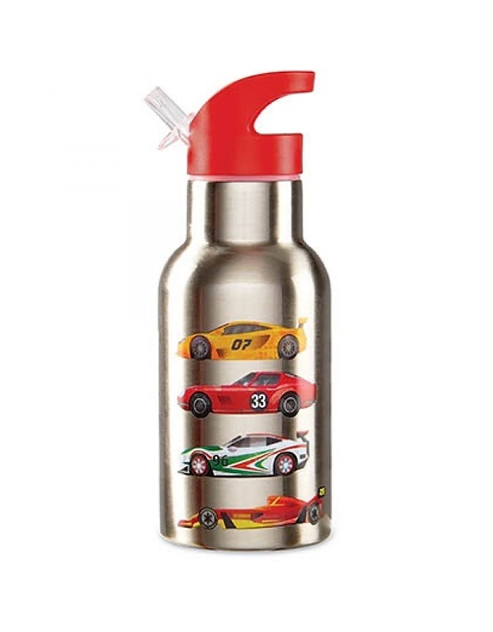 Crocodile Creek Stainless Bottle "Race Car"