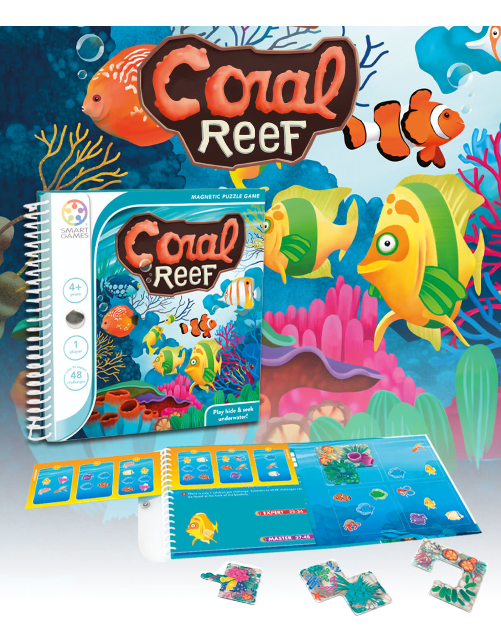 SmartGames Smart Games Magnetic Travel Game - Coral Reef