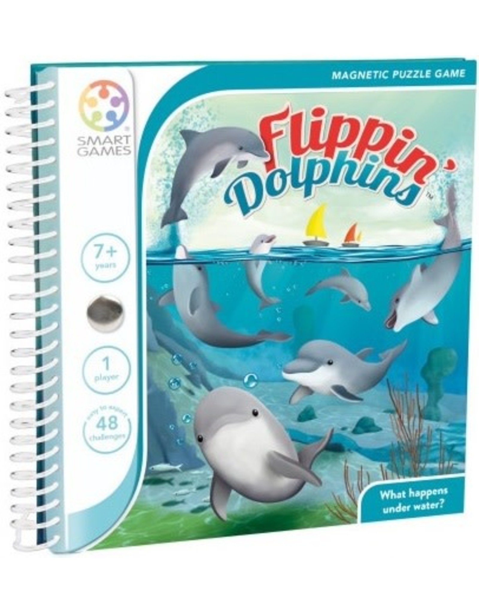 SmartGames Smart Games Magnetic Travel Game - Flippin' Dolphins