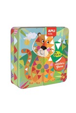 APLI Stickerkaarten in blik "Jungle"