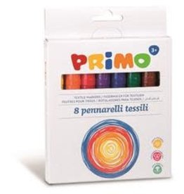 Primo Textiel viltstiften (8 stuks)