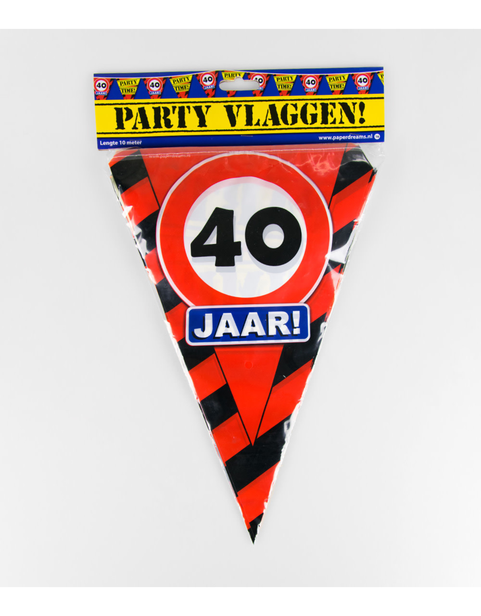 pd party Party Vlaglijn Verkeersbord met Leeftijd