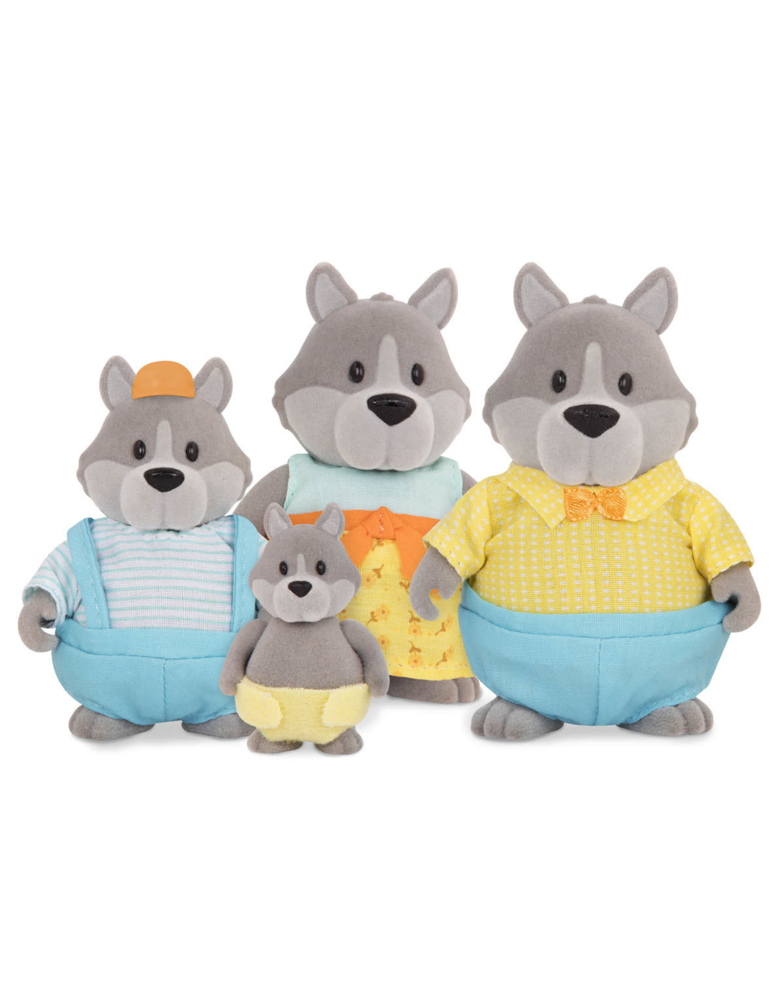 Li'l Woodzeez Wolven Familie Graypaws
