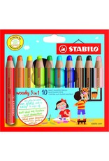 Stabilo Woody 3 in 1 Potloden (10st)