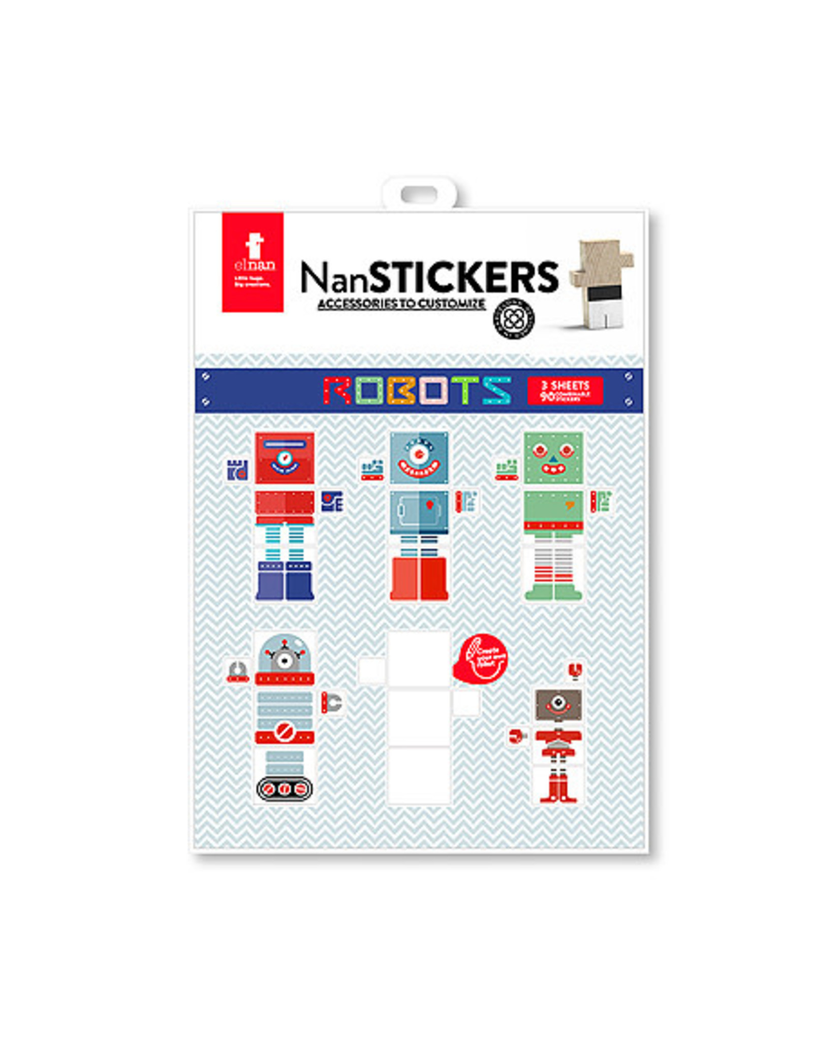 El Nan Nan Stickers Robots