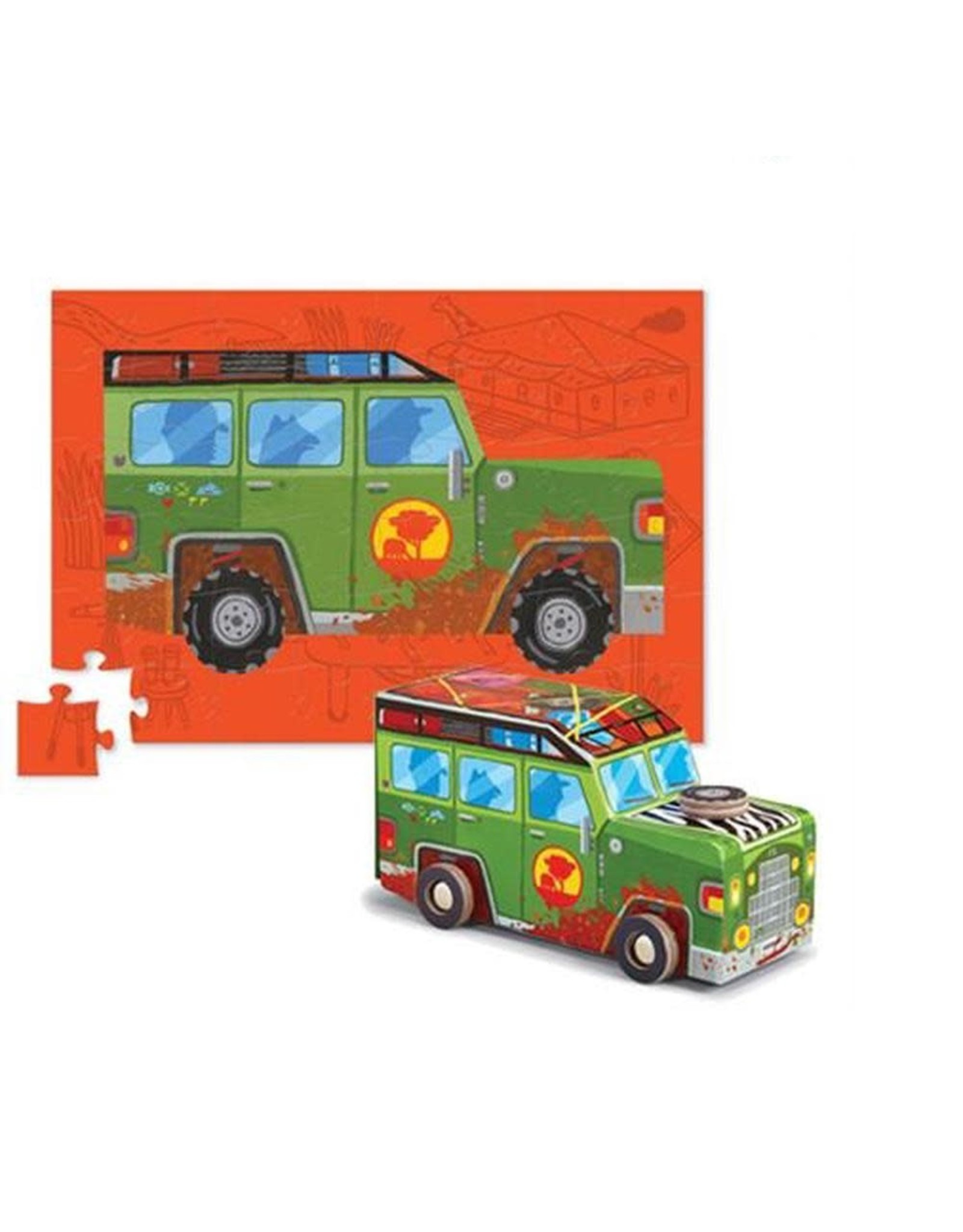 Crocodile Creek Puzzle & Play "Safari Jeep"