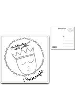 Postcard "Gefeliciteerd met jullie prinsesje"