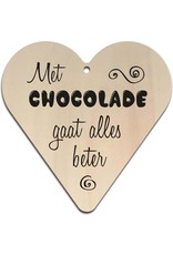 Hart "Met chocolade gaat alles beter"