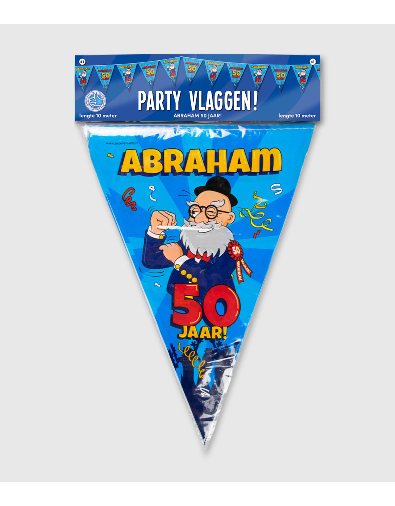 Party Vlaglijn Cartoon Abraham