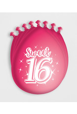 Sweet Sixteen Party Ballonnen (8 st)