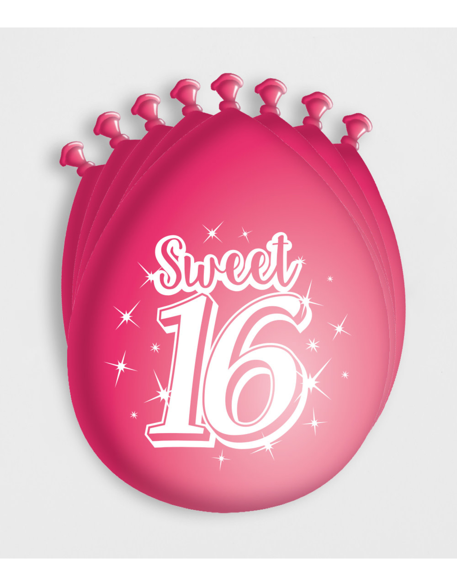 Sweet Sixteen Party Ballonnen (8 st)
