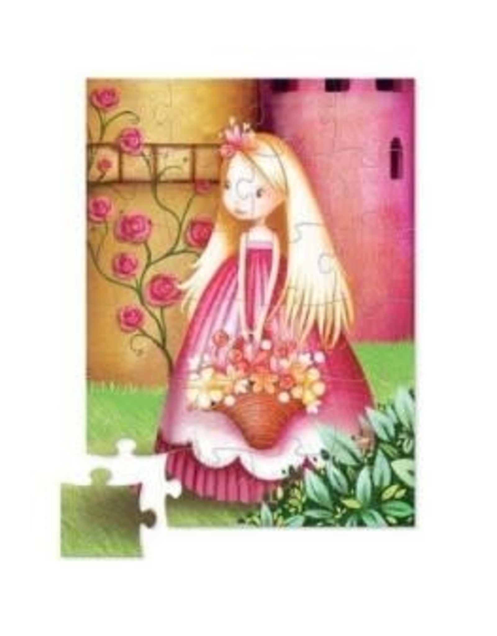 Crocodile Creek Vloerpuzzel "Flower Princess" (36pc) Crocodile Creek