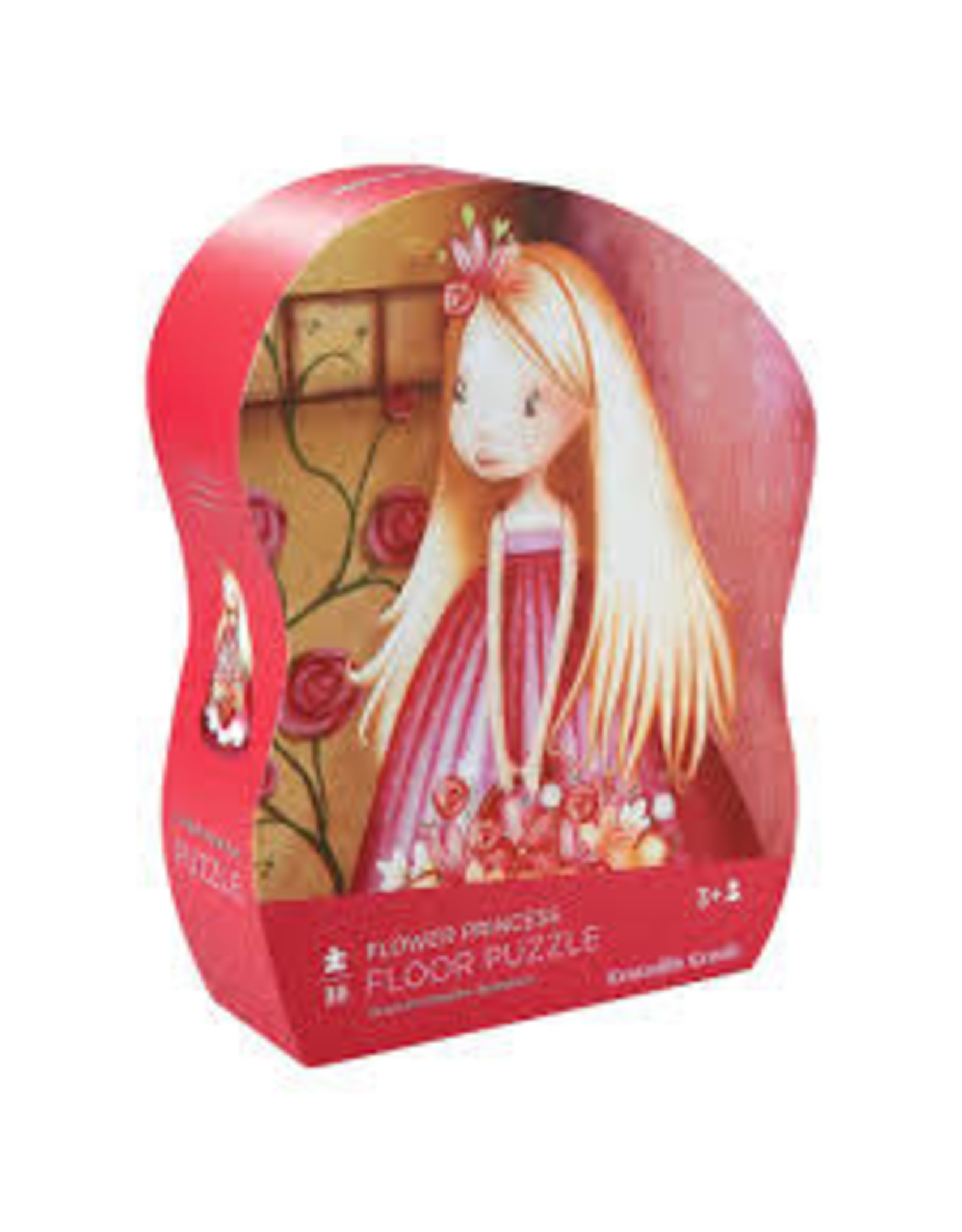 Crocodile Creek Vloerpuzzel "Flower Princess" (36pc) Crocodile Creek