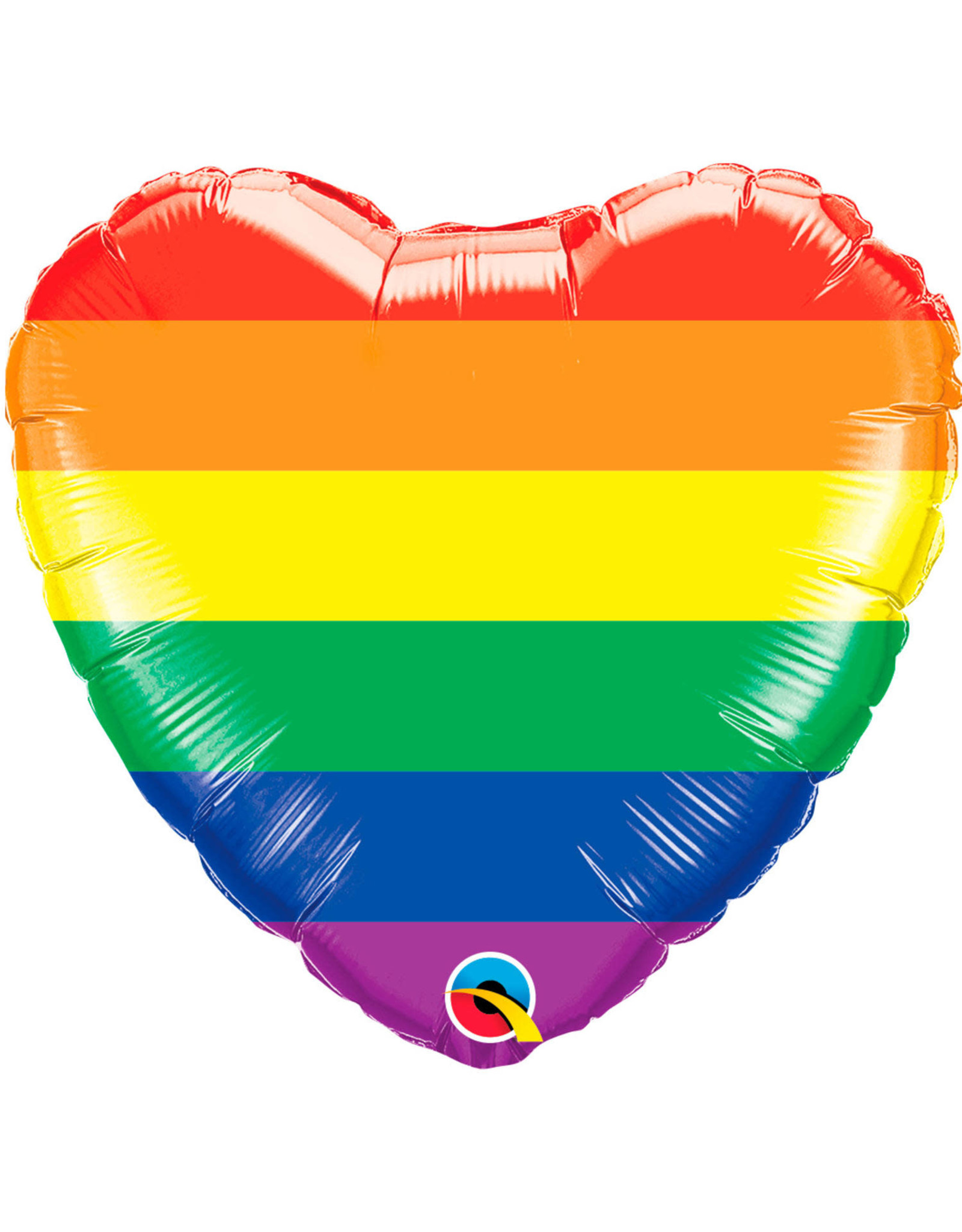 Qualatex Regenboog Hart Folie Ballon