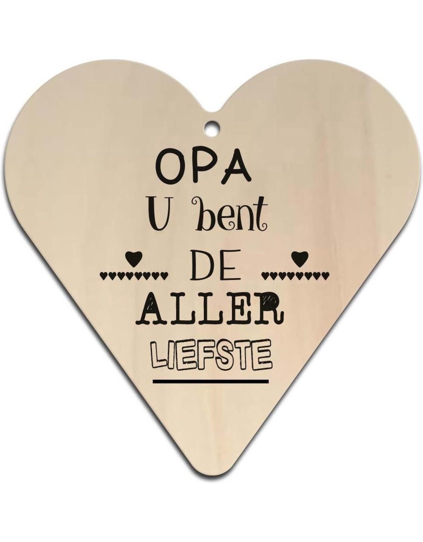 Hart "Allerliefste Opa"