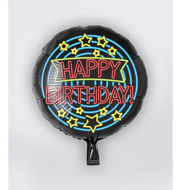 pd party "Happy Birthday" Neon Foil Balloon