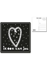 Postcard "Ik ook van jou"