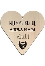 Hart "Welkom bij de Abraham Club"