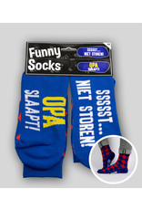 Funny Socks - Opa slaapt sssst