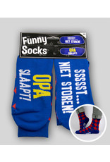 pd party Funny Socks - Opa slaapt sssst