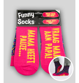 Funny Socks - Mama heeft pauze