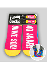 pd party Funny Socks - 40 Jaar