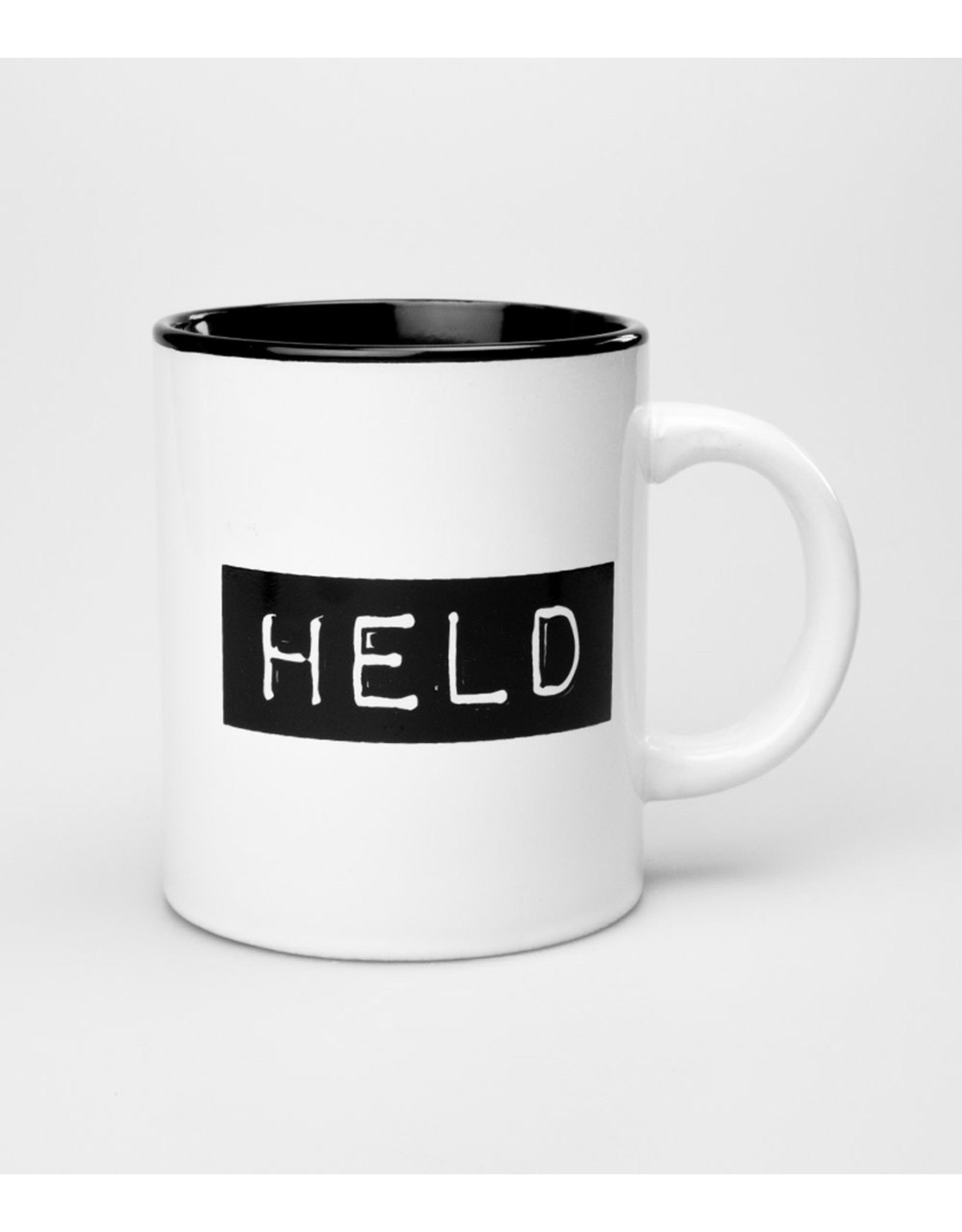 pd party Black & White Mug - Held