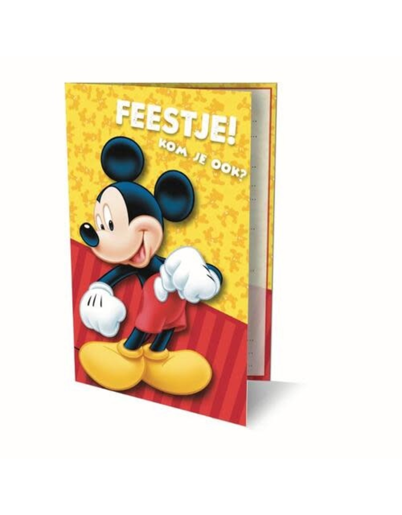 Mickey Uitnodigingen "feestje!"