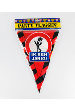 Party Vlaglijn Verkeersbord "IK BEN JARIG"