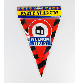 Party Vlaglijn Verkeersbord "Welkom Thuis"