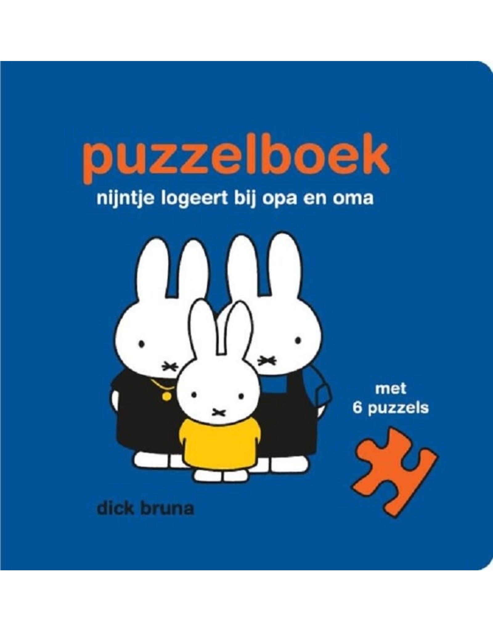 nijntje nijntje logeert bij opa en oma (puzzelboek)  1+