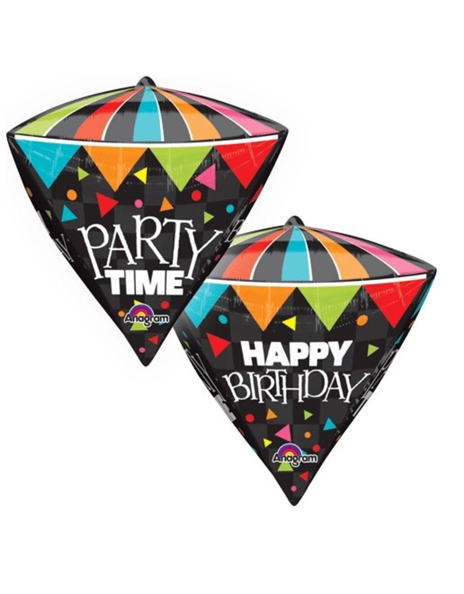 "Party Time" Diamondz Folie Ballon