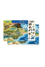 Crocodile Creek Placemat "Where Animals Live"