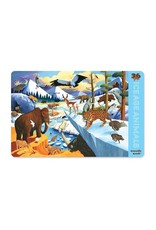 Crocodile Creek Placemat "36 Ice Age Animals"