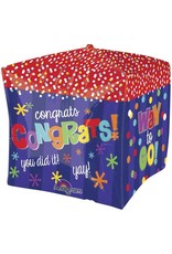 Congrats! You did It Cubez Folie Ballon