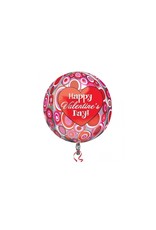 "Happy Valentine's Day" Ronde Folie Ballon XL