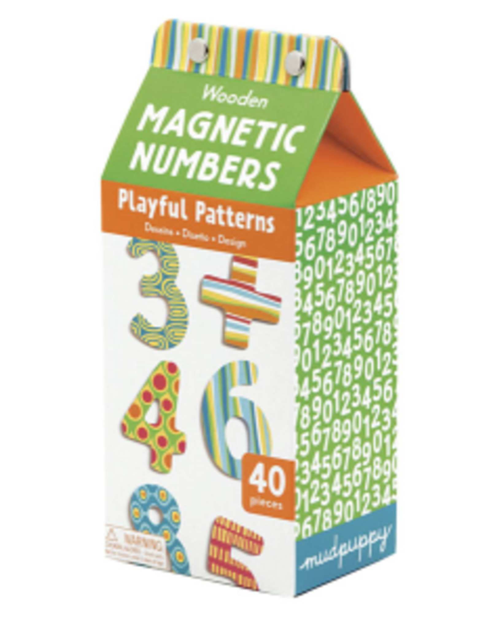 Mudpuppy Wooden Magnetic Numbers