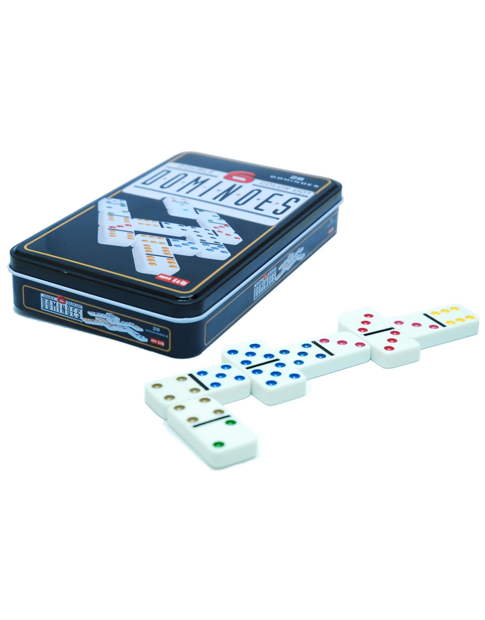 Domino Dubbel 6 Color Dot