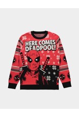 Marvel "Here Comes Deadpool" Christmas Sweater