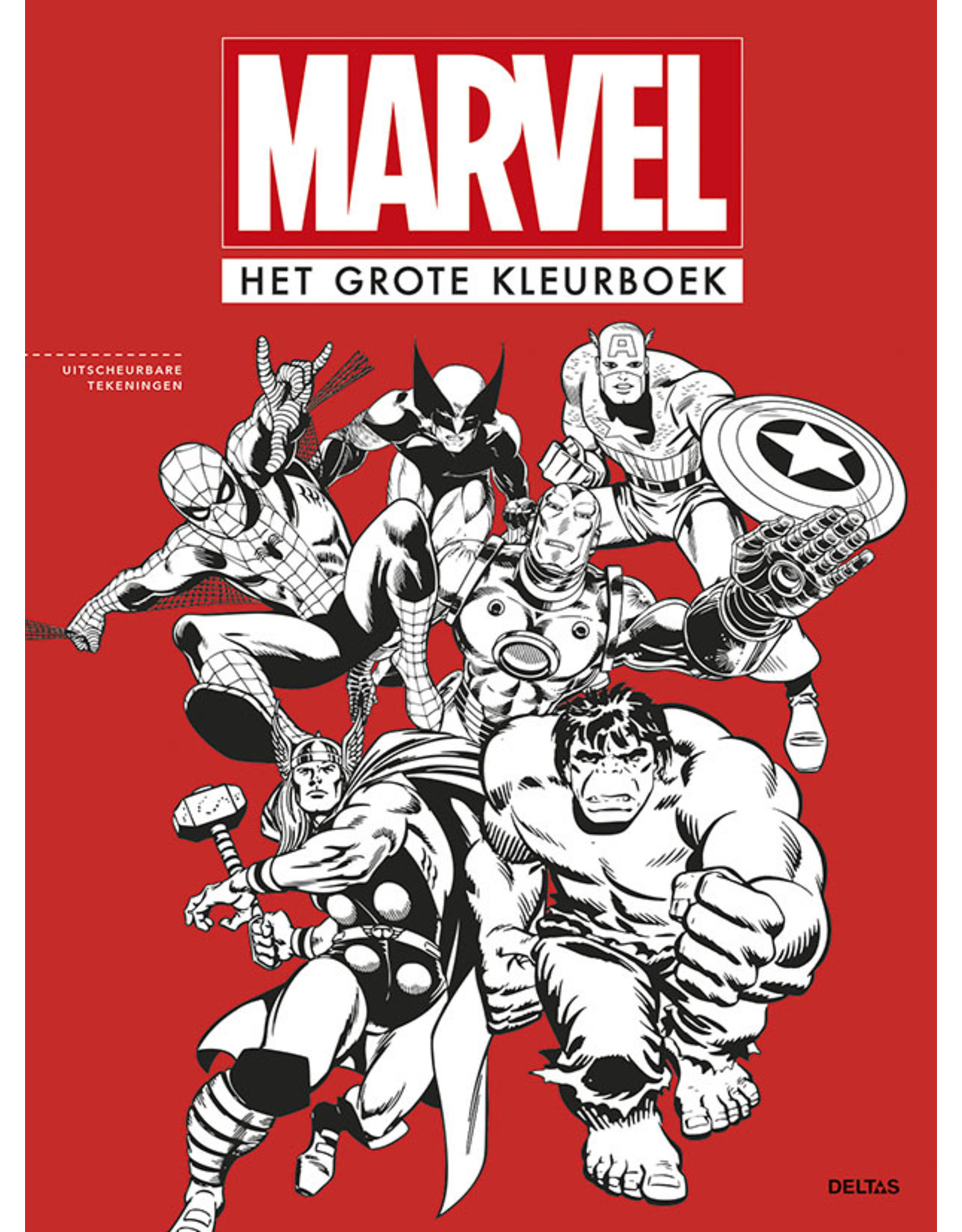 Deltas Marvel Het Grote Kleurboek