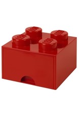 Lego Lego Storage Drawer Brick 4 Rood