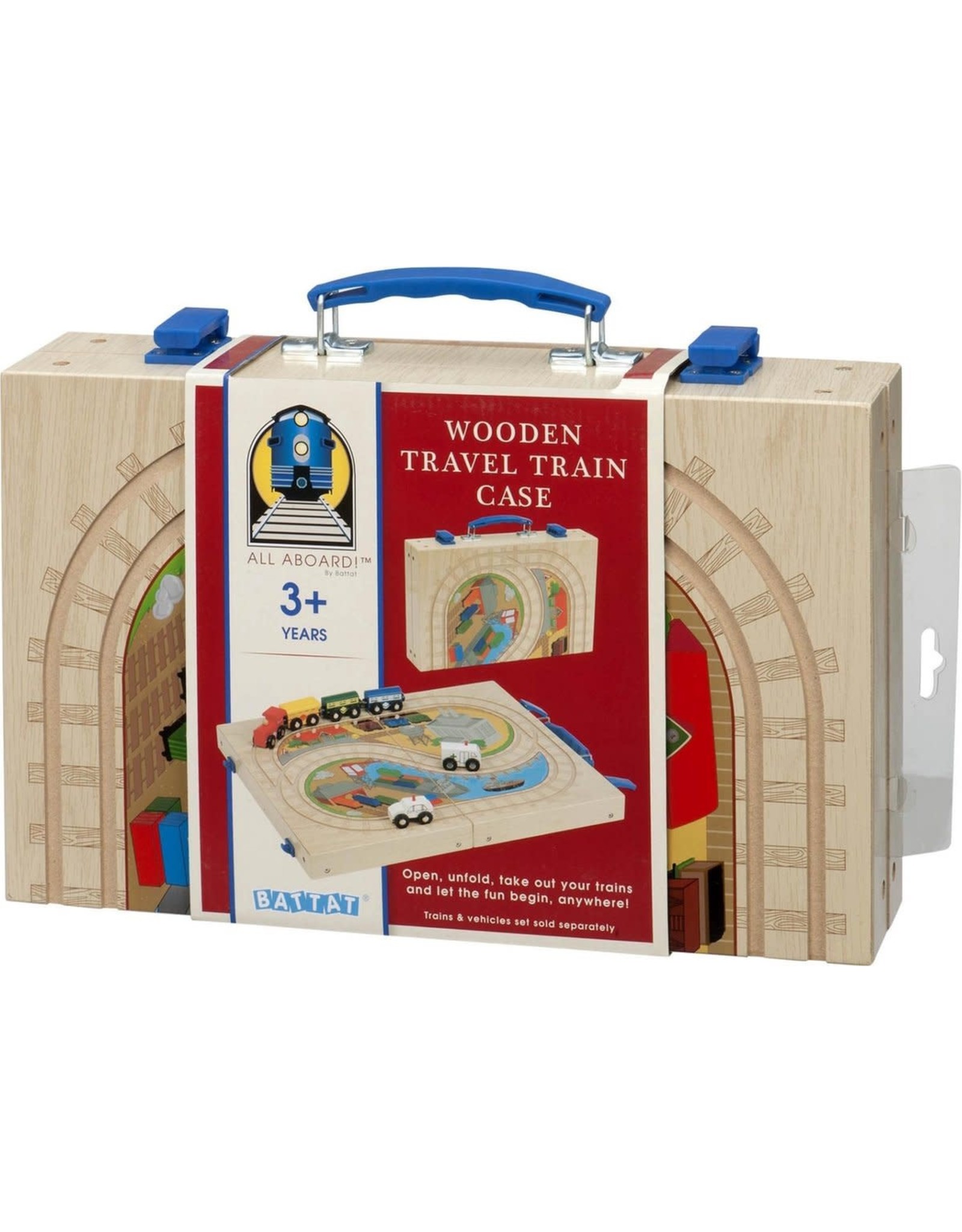 Wooden Travel Train Case