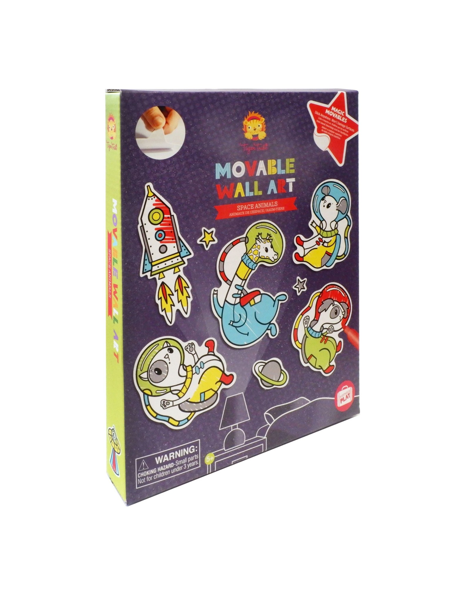 Tiger Tribe Movable Wall Art "Space"